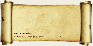 Julijana Paunović vizit kartica